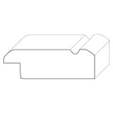 8144 Wood Panel Mold & Base Cap 1-1/8 x 3-1/2