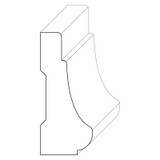 1270 Wood Panel Mold & Base Cap 1 x 2-7/8