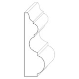 1280 Wood Panel Mold & Base Cap 1-1/8 x 3-9/16