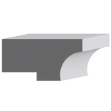 8254b Wood Panel Mold & Base Cap 9/16 x 1-1/8