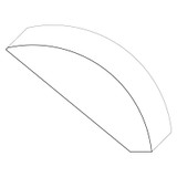 3392 Wood Panel Mold & Base Cap 1-3/8 x 5-1/8