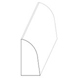 5125 Wood Small Mold 13/16 x 5