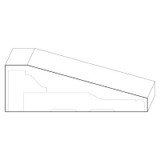 8526 Wood Plinth Block 2 x 6-1/2