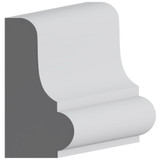 5718 Wood Panel Mold & Base Cap 3/4 x 1-1/2