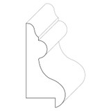 5733 Wood Panel Mold & Base Cap 1-1/8 x 2-7/16