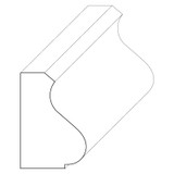 5744 Wood Panel Mold & Base Cap 9/16 x 13/16