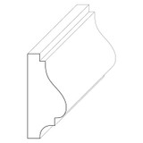 5749 Wood Panel Mold & Base Cap 7/16 x 1