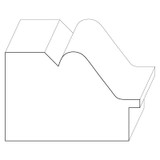 7108 Wood Backband 2 x 3