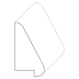 5783 Wood Panel Mold & Base Cap 7/8 x 1-9/16