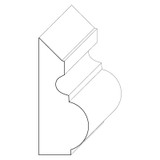 5913 Wood Panel Mold & Base Cap 7/8 x 2-1/16