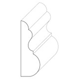 5921 Wood Panel Mold & Base Cap 5/8 x 1-3/4