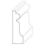 5924 Wood Panel Mold & Base Cap 5/8 x 2