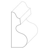 5928 Wood Panel Mold & Base Cap 7/8 x 1-15/16