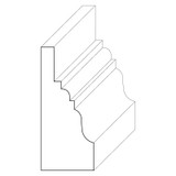5929 Wood Panel Mold & Base Cap 3/4 x 1-3/4