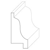 5931 Wood Panel Mold & Base Cap 7/8 x 1-13/16