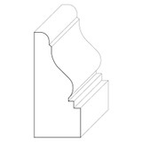 5933 Wood Panel Mold & Base Cap 1 x 2-3/16
