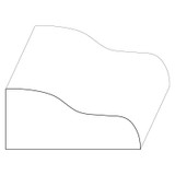 5945 Wood Small Mold 3/4 x 1-9/16