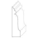 5946 Wood Panel Mold & Base Cap 13/16 x 3