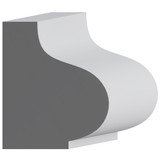 8185 Wood Panel Mold & Base Cap 1-5/8 x 1-3/4