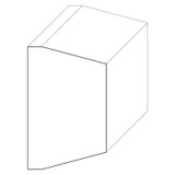 8327 Wood Astragals 1-1/8 x 1-3/4