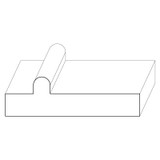 8346 Wood Small Mold 7/8 x 3