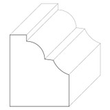 8348 Wood Panel Mold & Base Cap 1-1/8 x 1-5/16