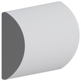 8352 Wood Panel Mold & Base Cap 1-3/8 x 4