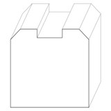 8378 Wood Miscellaneous 2-1/4 x 2-1/4