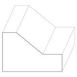 8312a Wood Small Mold 1-5/8 x 1-1/16