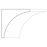 3111 Wood Crown 1-1/2 x 1-1/2