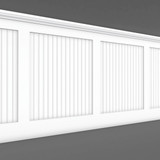 18501 Wood Wainscot & Paneling