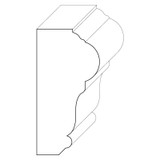 4034 Wood Chair Rail 1-1/2 x 3