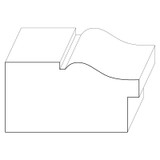 7098 Wood Backband 1-1/2 x 2-7/8