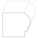 8111 Wood Small Mold 1-1/2 x 1-3/4