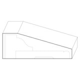 8525 Wood Plinth Block 1-1/2 x 4-1/4