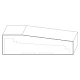 8539 Wood Plinth Block 1-1/2 x 5-1/2