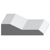 8554 Wood Plinth Block 1-1/2 x 5-5/8