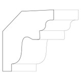 3083 Wood Crown 1-1/4 x 2-5/8