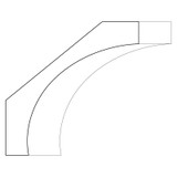 3256 Wood Crown 1-1/4 x 4-5/8