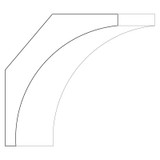 3321 Wood Crown 1-1/4 x 3-3/4