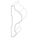 4055 Wood Chair Rail 1-1/4 x 3-3/4