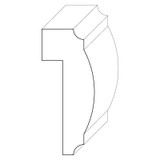 4074 Wood Chair Rail 1-1/4 x 3