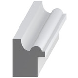 7033 Wood Backband 1-1/4 x 1-1/8