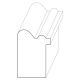 7077 Wood Backband 1-1/4 x 7/8