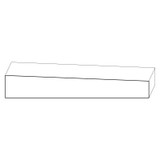 8263 Wood Plinth Block 1-1/4 x 8