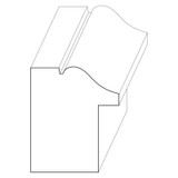 7103 Wood Backband 1-1/4 x 1-1/16