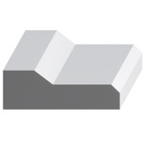 8541 Wood Plinth Block 1-1/4 x 3-3/4