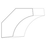 3364 Wood Crown 1-1/4 x 3-1/16