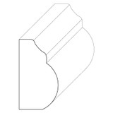 5253 Wood Panel Mold & Base Cap 5/8 x 1-1/8