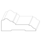 1042 Wood Casing 1-1/8 x 3